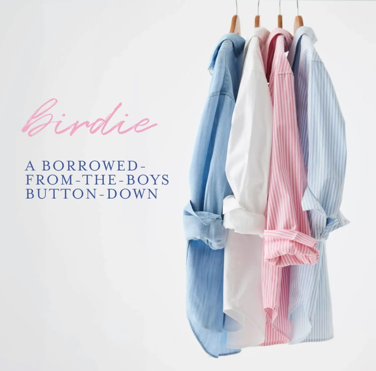 Birdie Poplin Button-Down