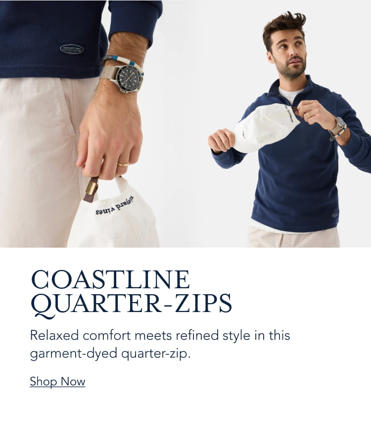 mens coastline quarter zip