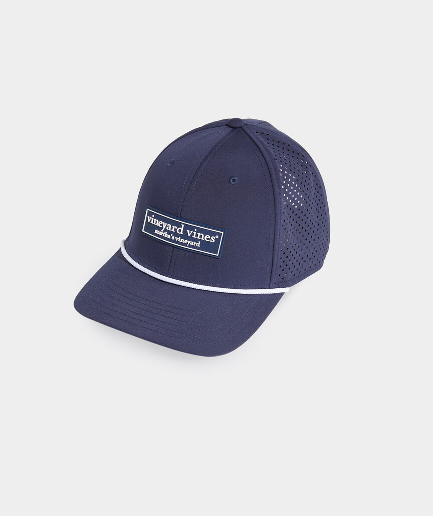 Performance Rubber Patch Logo Box Baseball Hat