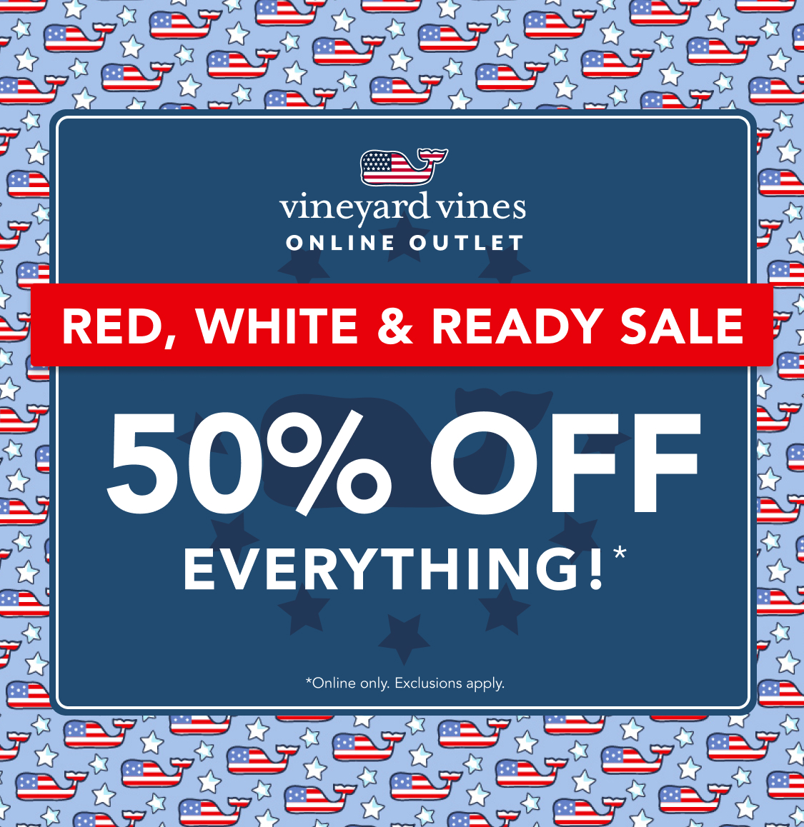 50% off everything*