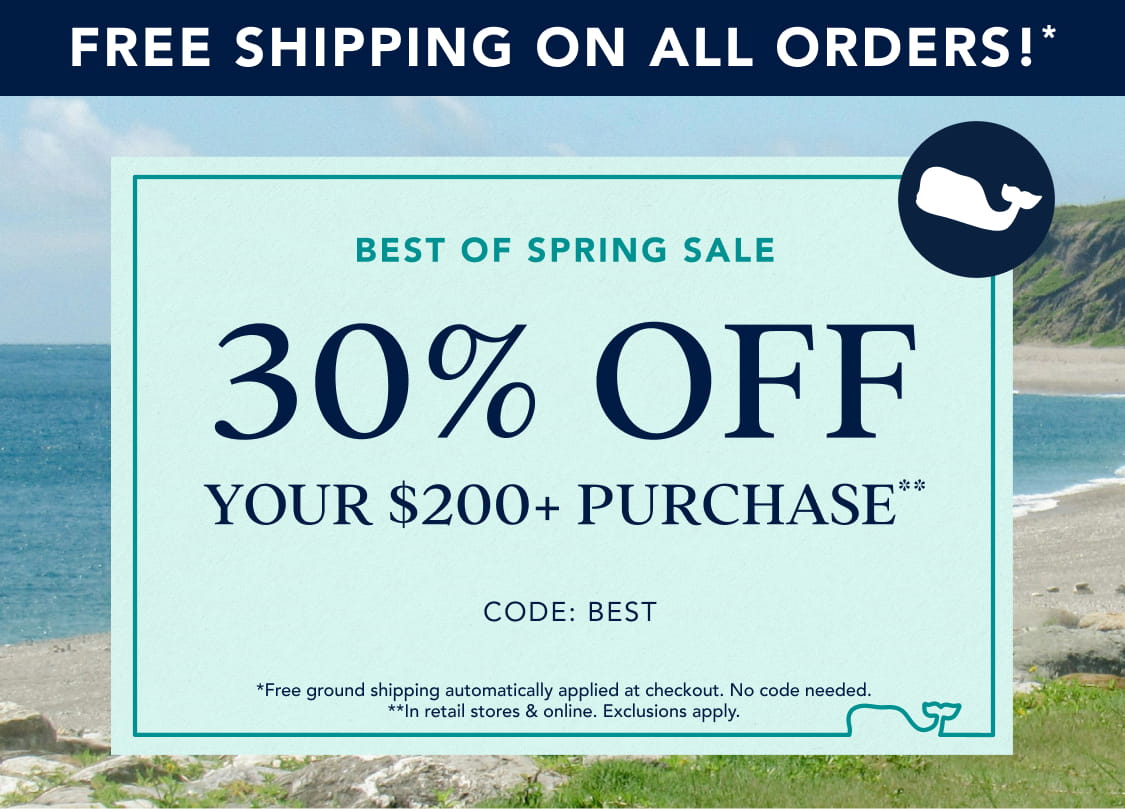 30% off $200 purchase