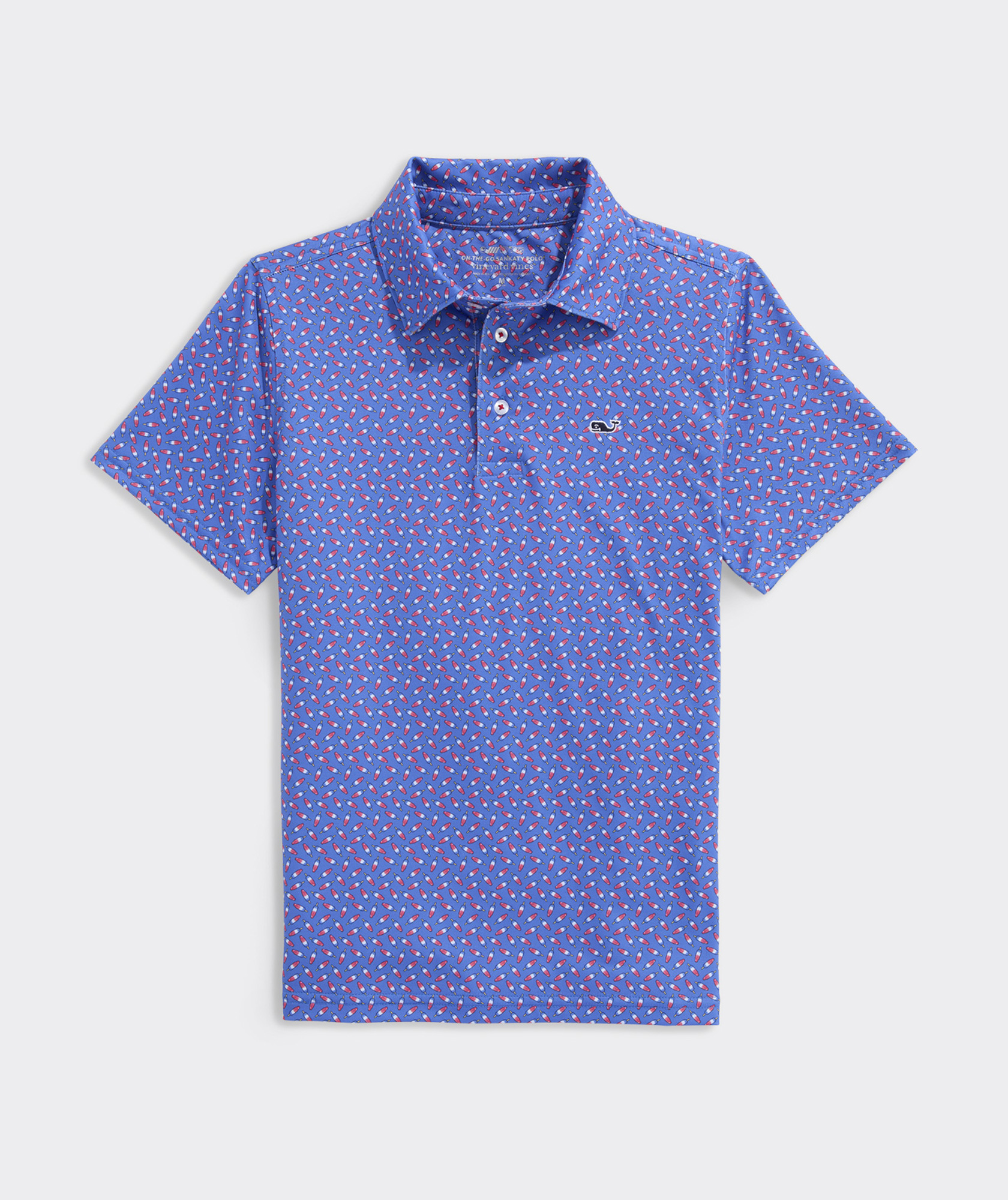 Shop Boys' Performance Printed Sankaty Polo at vineyard vines