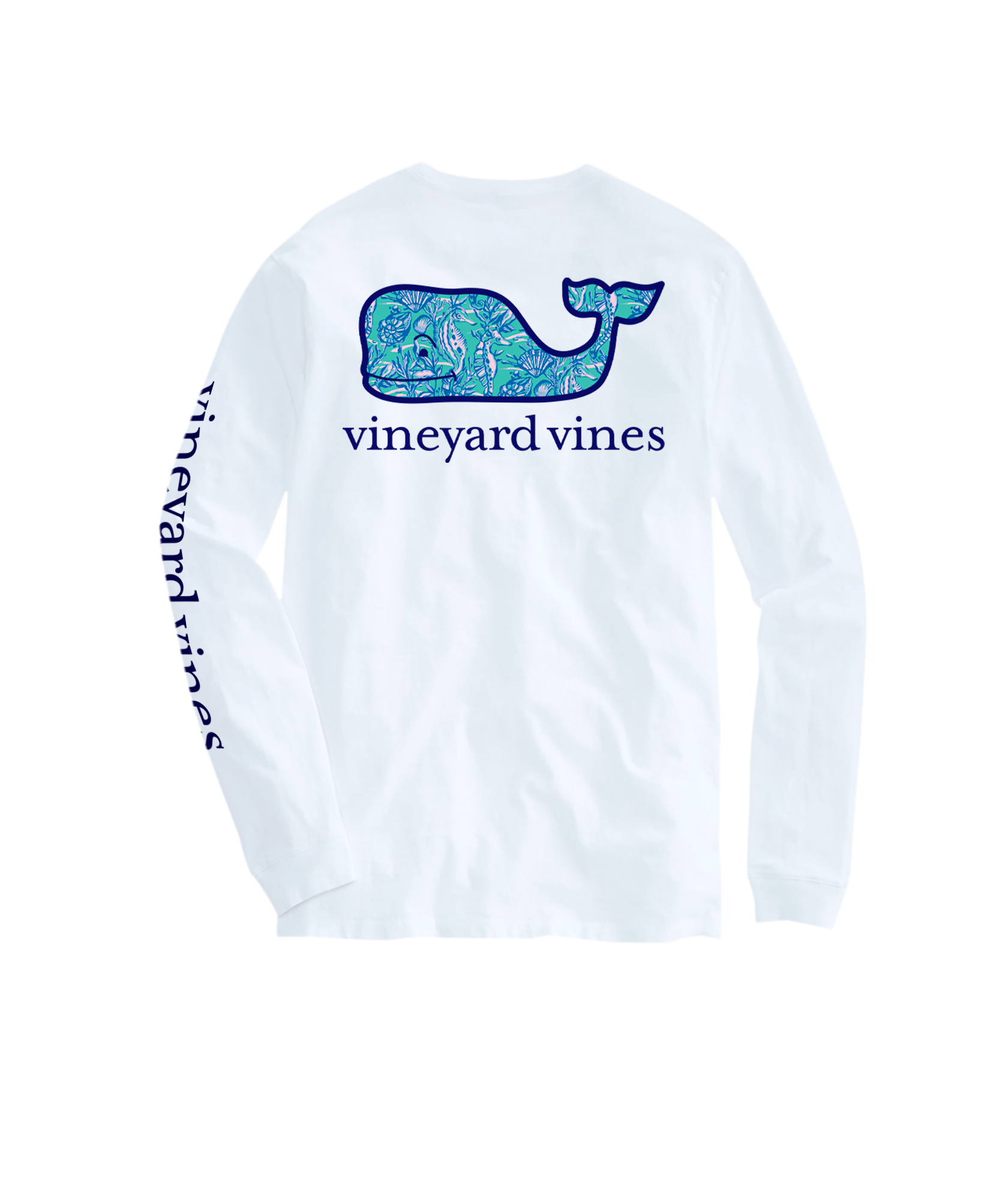 Shop OUTLET Seahorse Whale Long-Sleeve Pocket Tee at vineyard vines