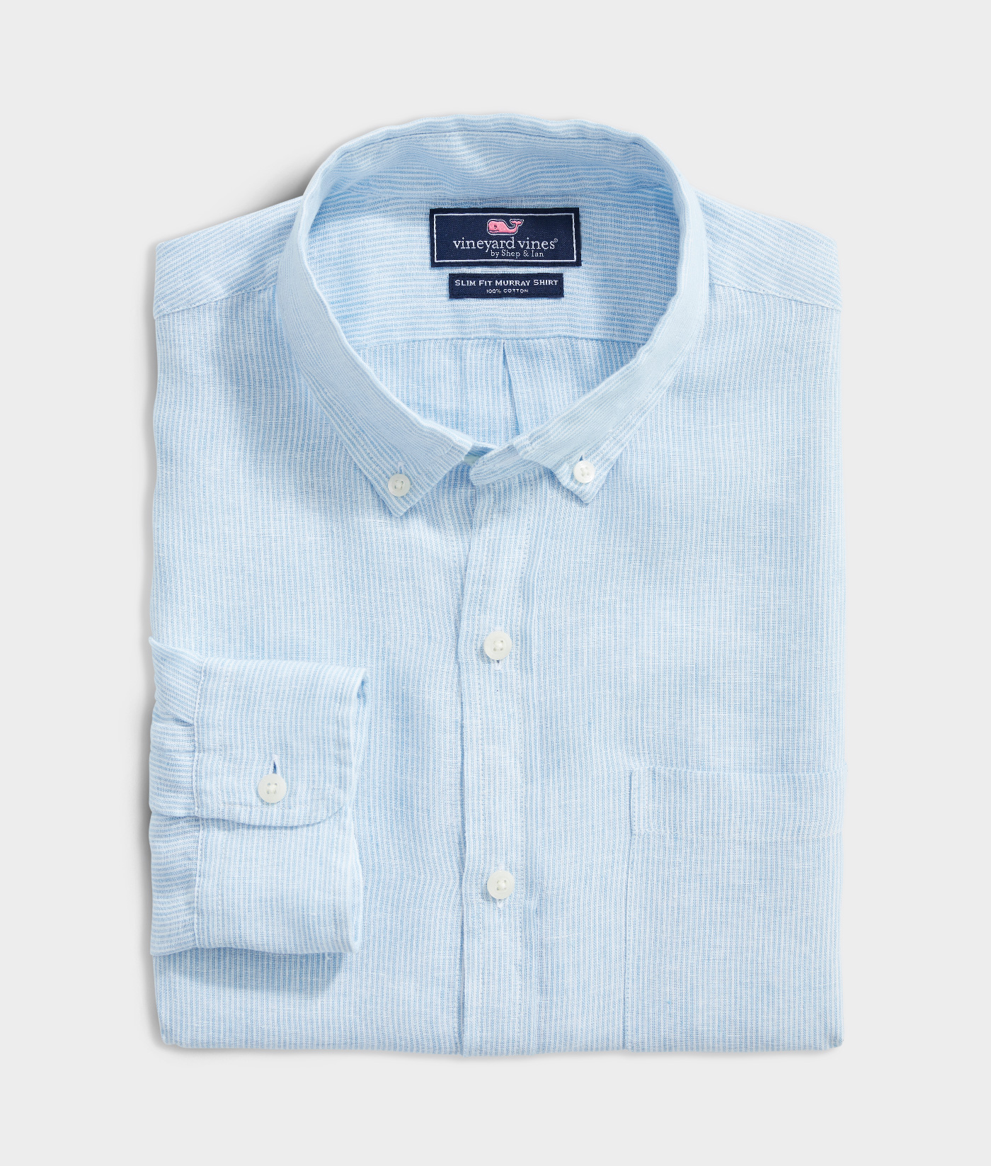 Shop Slim Fit Paradise Linen Murray Button-Down Shirt at vineyard vines
