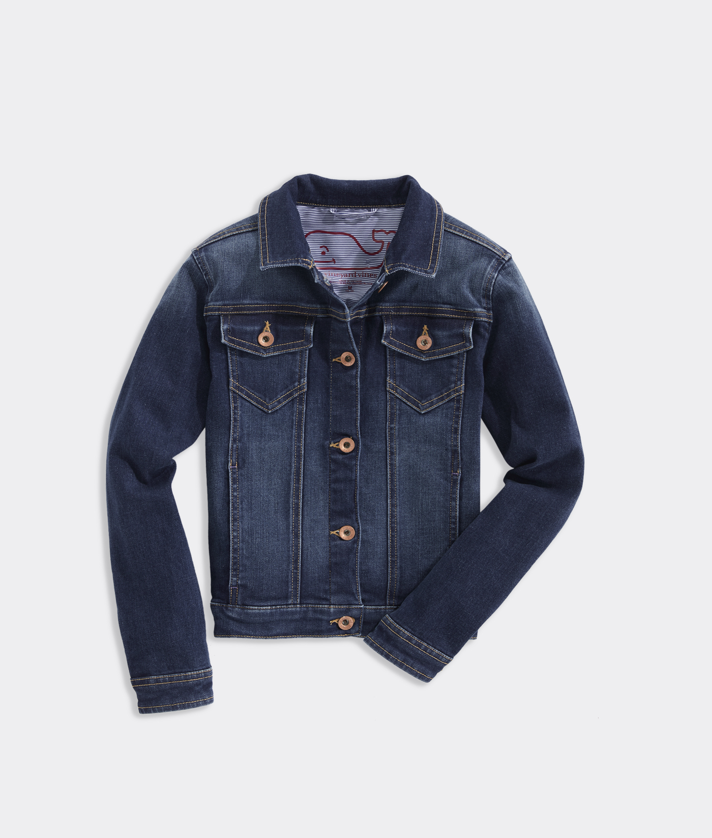 Shop Girls' Denim Jacket at vineyard vines