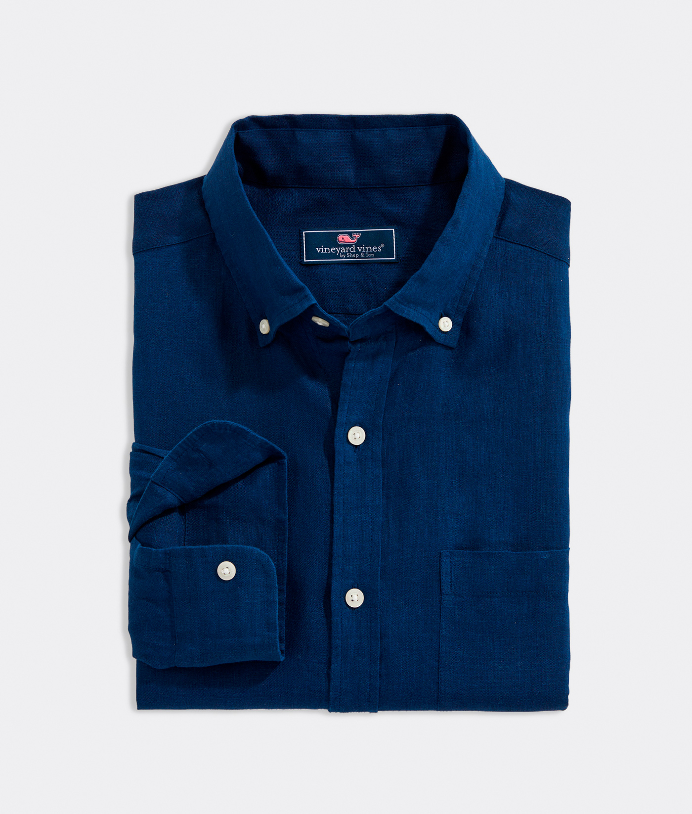 Shop Solid Linen Shirt At Vineyard Vines