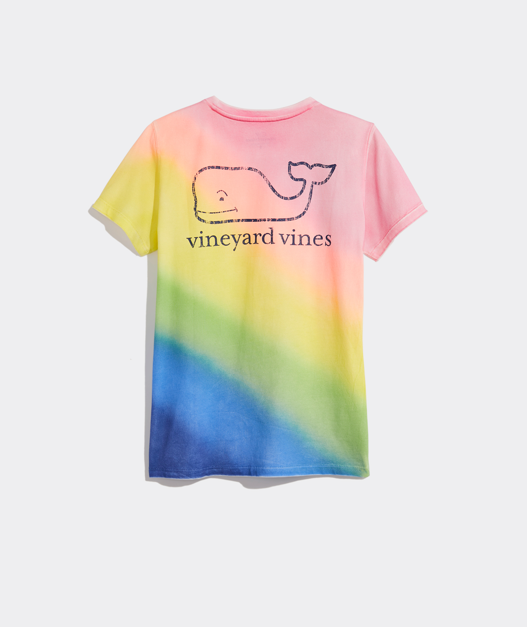 Vineyard Vines Girls S/S White Cap Vintage Whale Graphic T-Shirt 