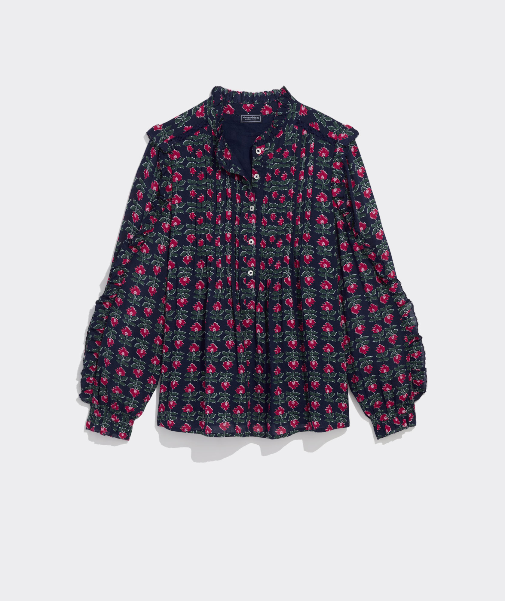 Shop Margaret Pintuck Top at vineyard vines