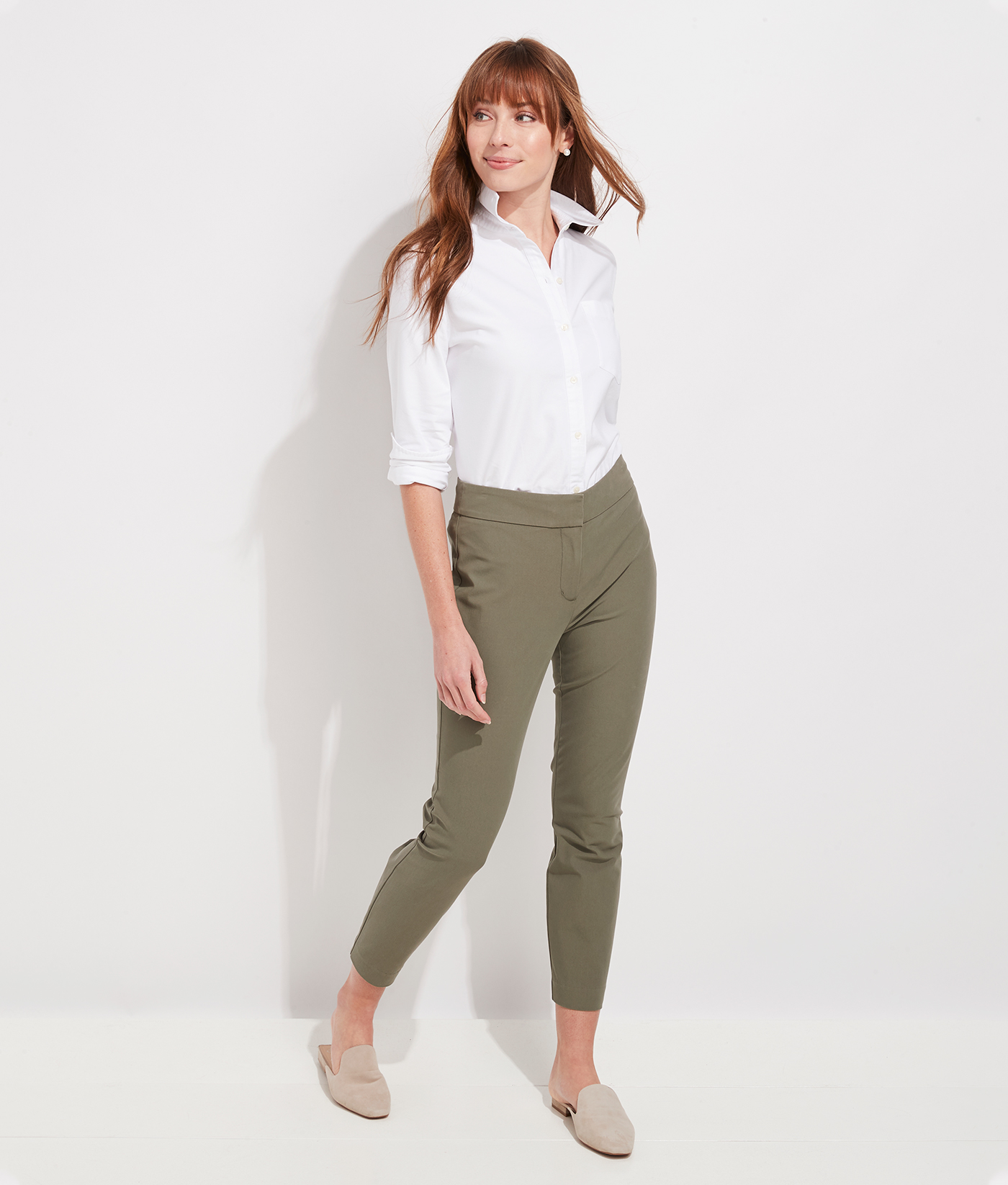Shop Bi-Stretch Slim Ankle Pants at 