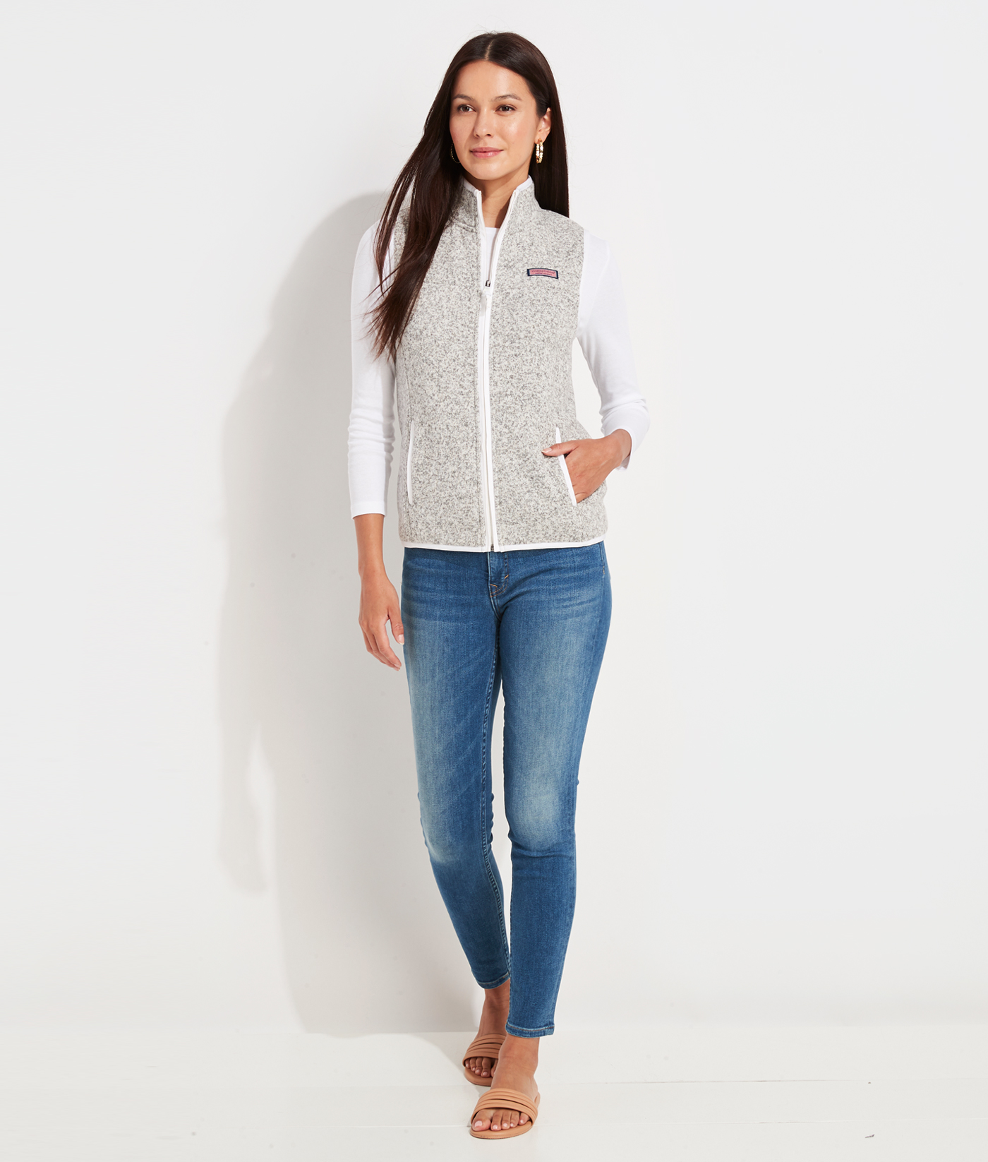 Shop Sweater Fleece Vest at vineyard vines