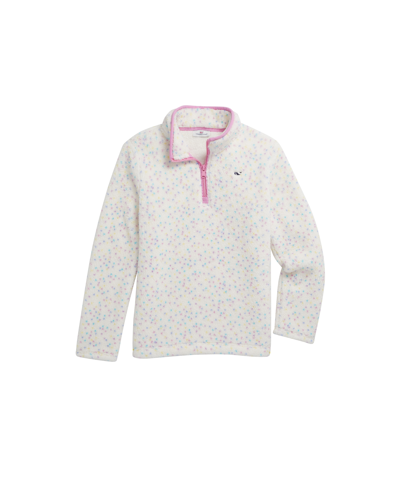 Shop OUTLET Girls Fuzzy QuarterZip at vineyard vines