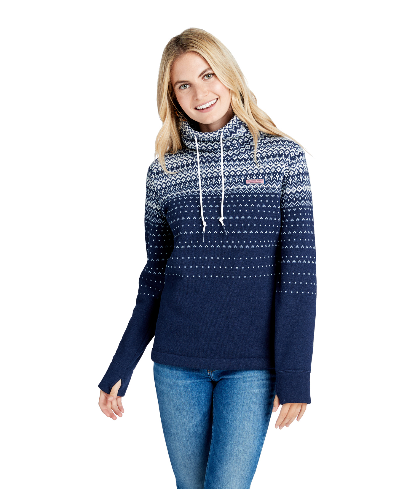 Shop Fair Isle Sweater Fleece Relaxed 