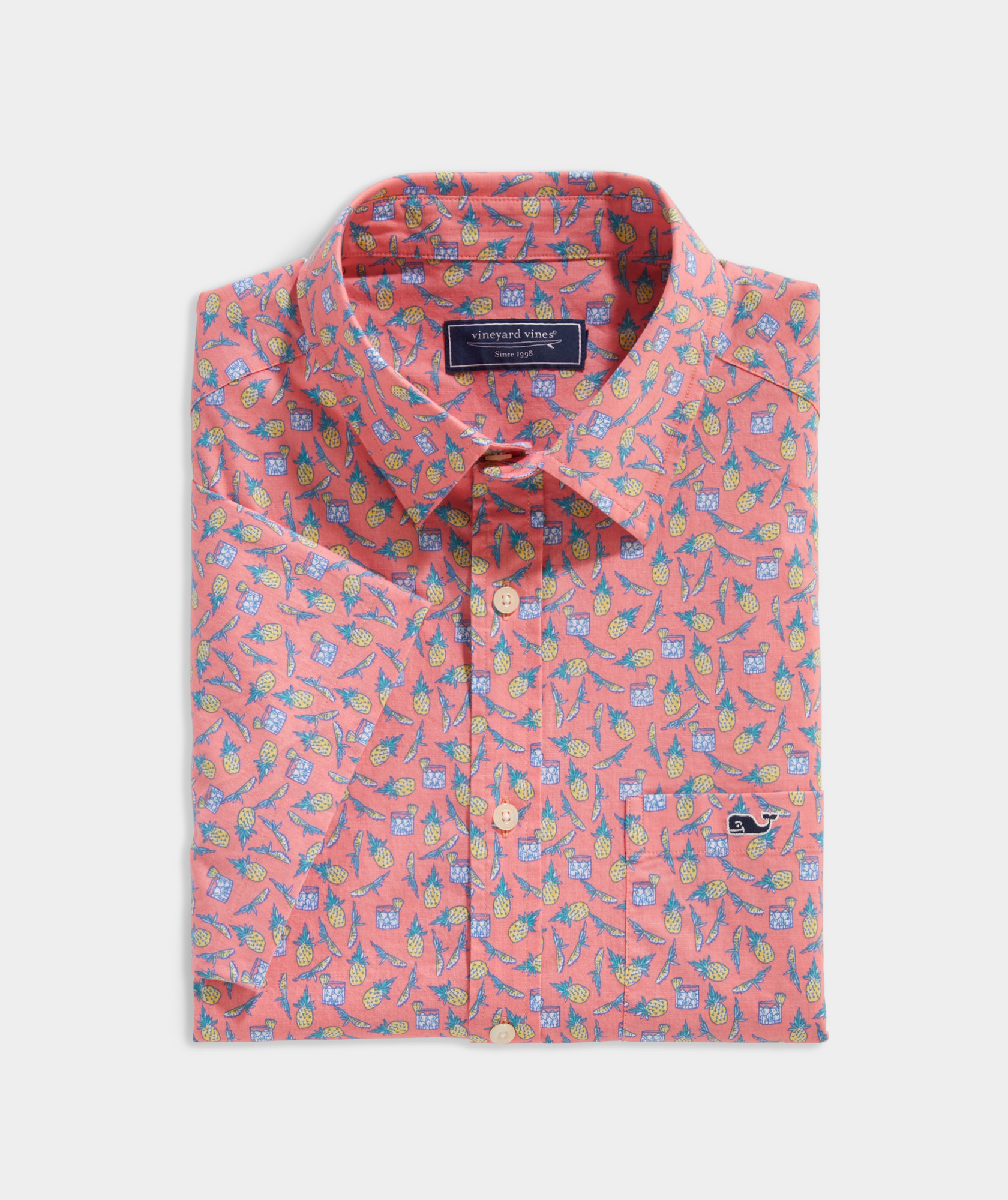 Shop Stretch-Cotton Pineapple Print 