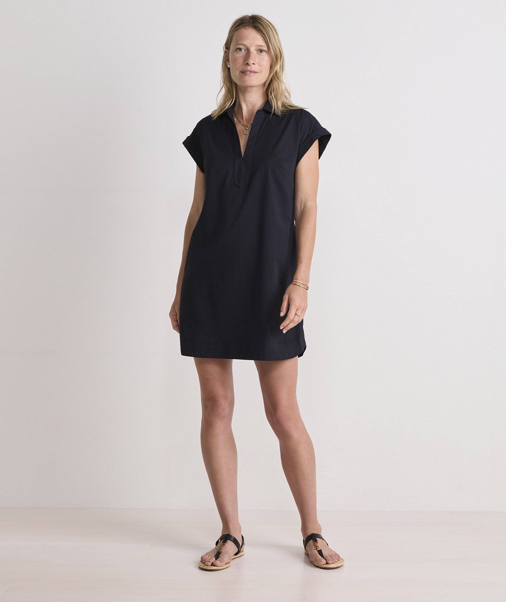vineyard vines margo shirt dress Fine Striped Margo Shirt Dress by Vineyard Vines Marlin / 0
