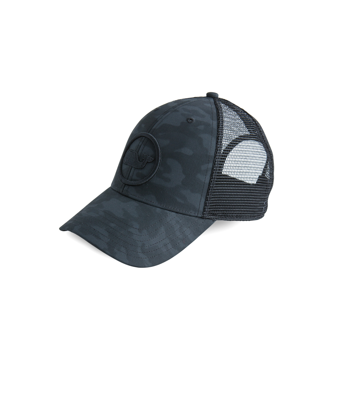 Vineyard Vines Boys' Speckled Camo Whale Dot Trucker Hat One Size