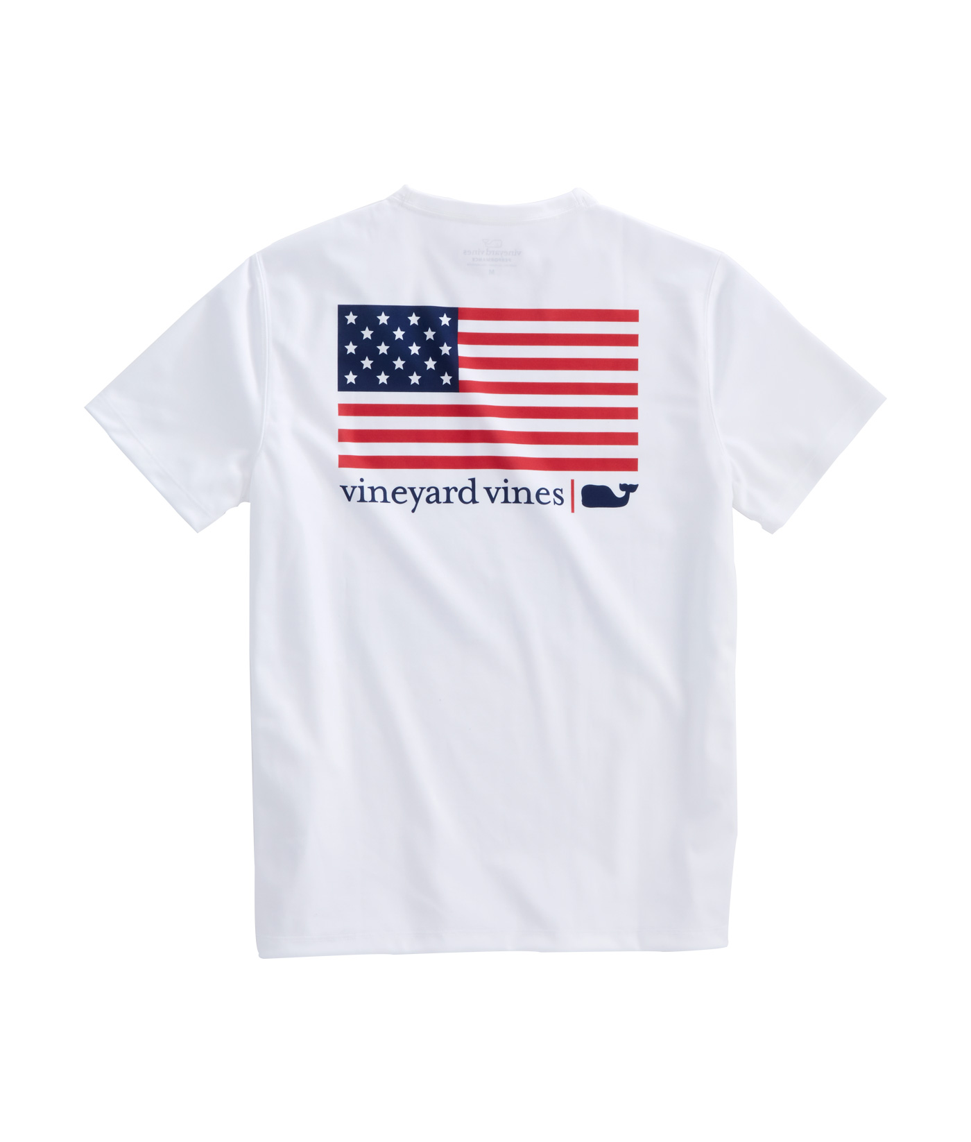 Shop ShortSleeve Performance vv Flag TShirt at vineyard vines