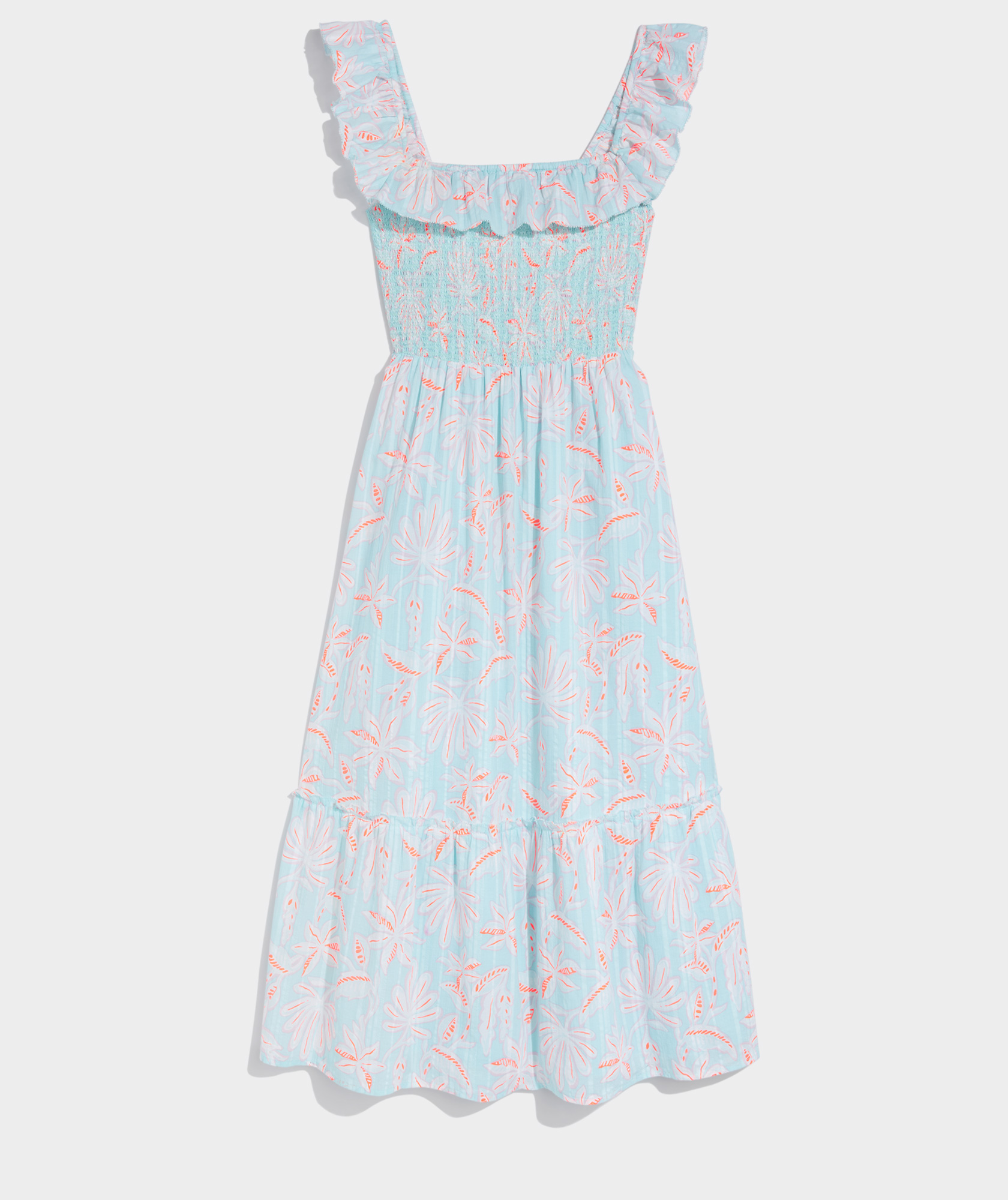 Valerie Floral Rose Vine Print Smocked Dress main image 0