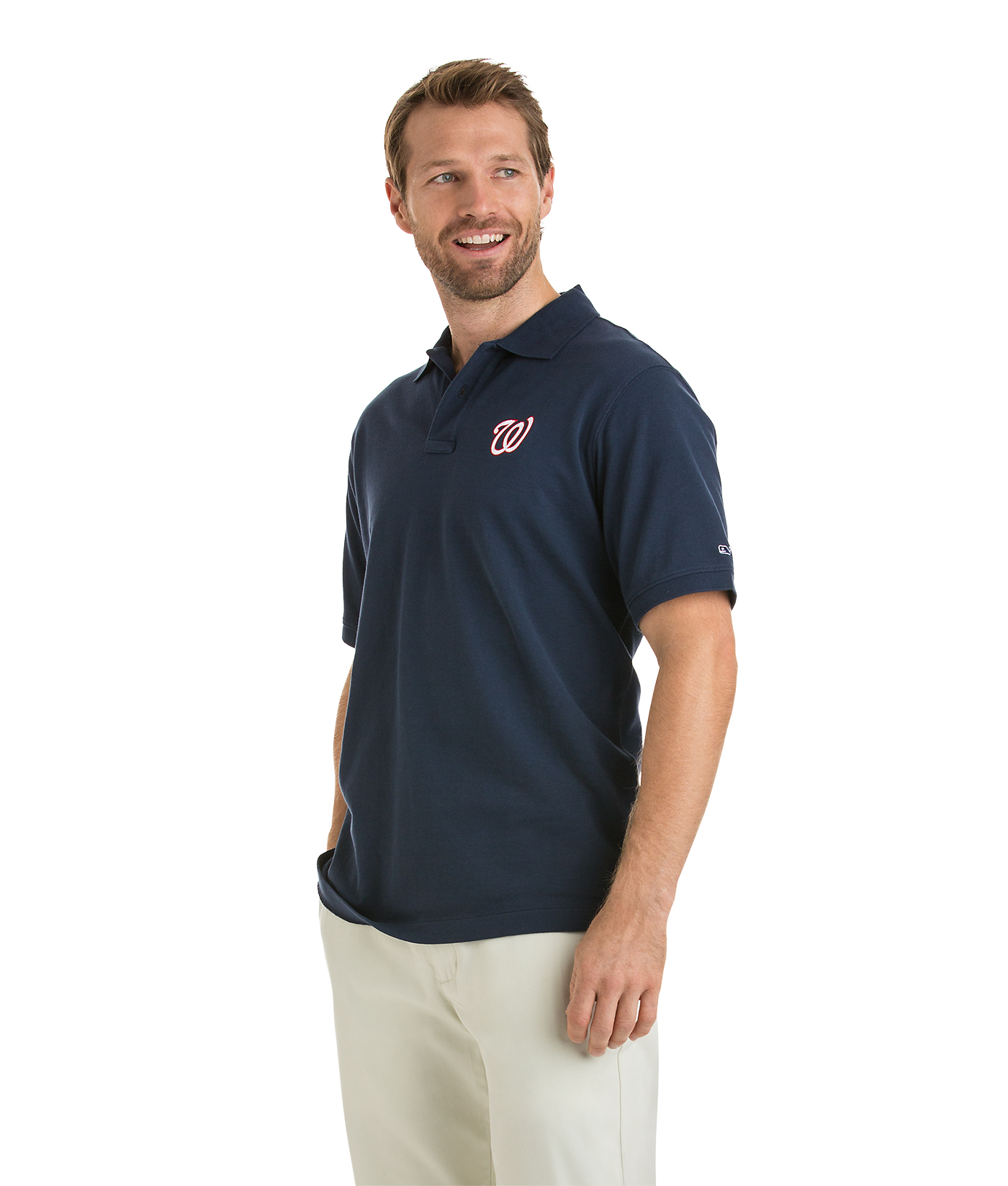 washington nationals cotton polo shirts