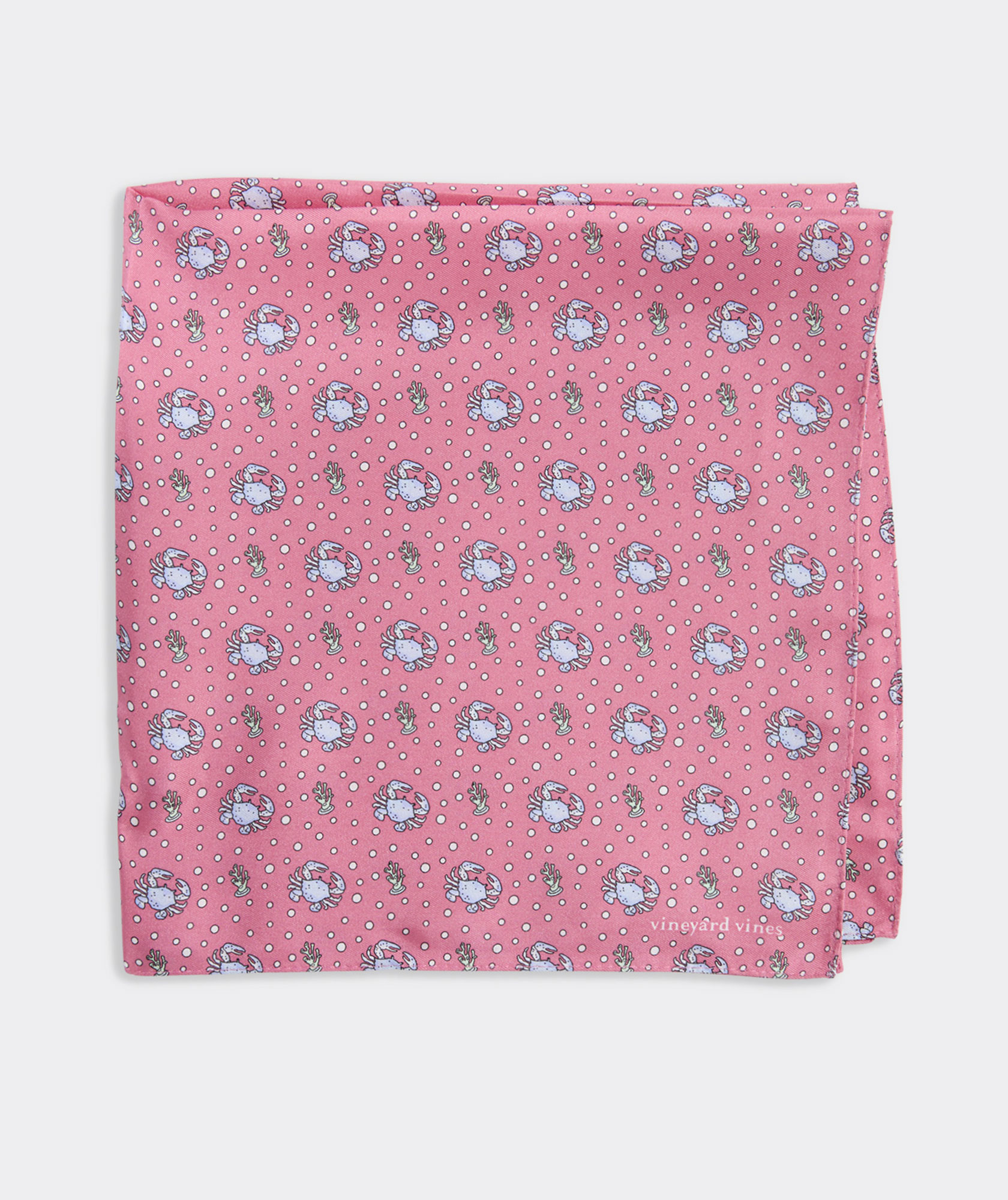 Shop Crab Printed Pocket Square at vineyard vines