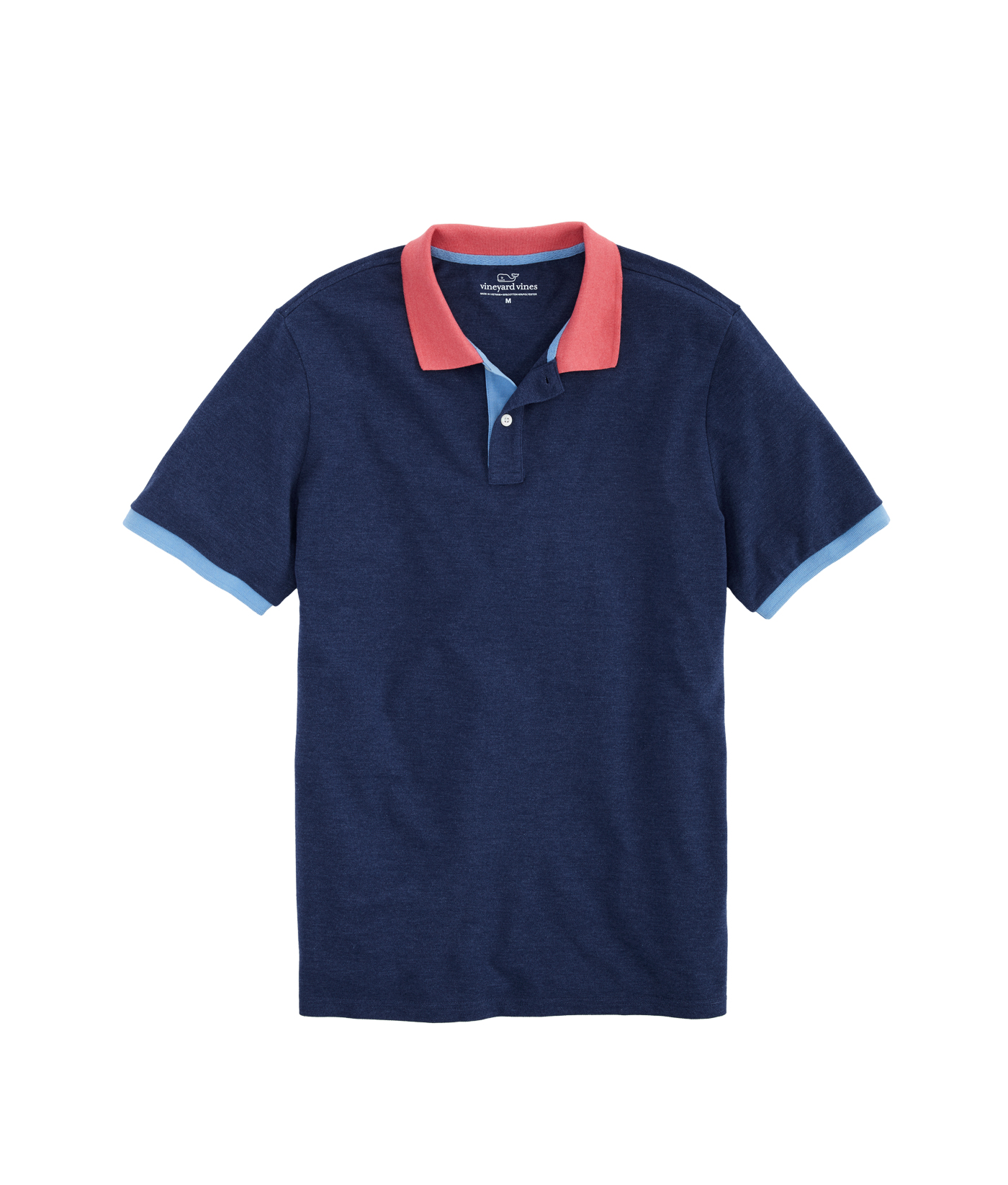 Shop Blank Stretch Pique Colorblock Polo at vineyard vines