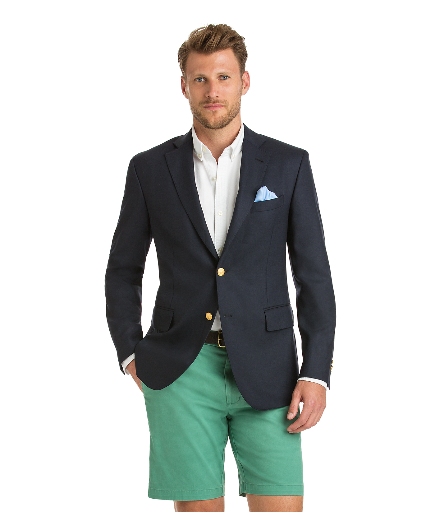 navy blazer wool