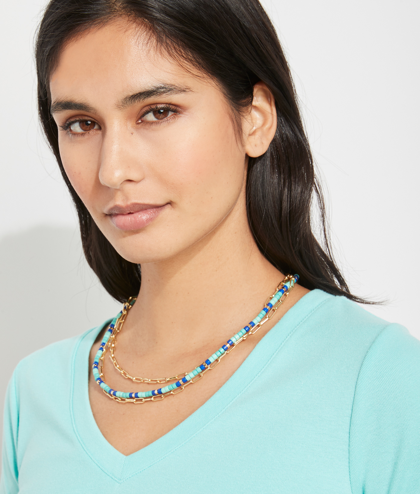 Shop Mixed Beaded Necklace at vineyard vines