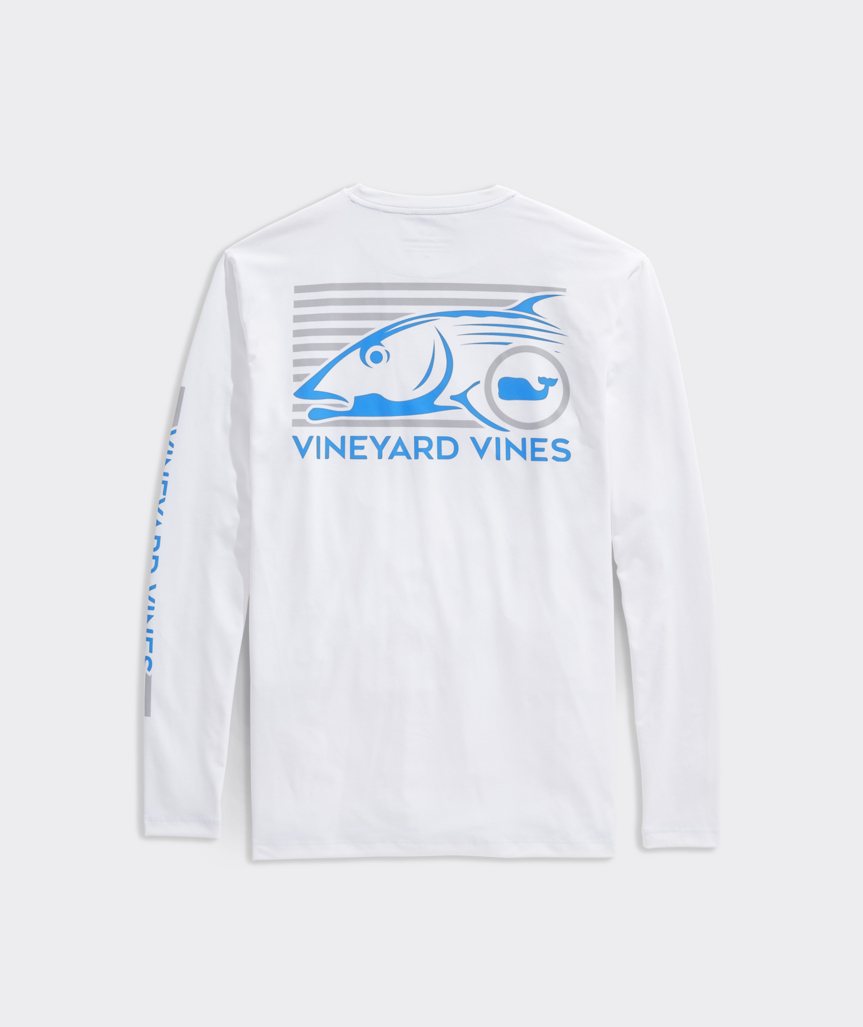 Shop Bonefish Catch LongSleeve Harbor Performance Tee at vineyard vines