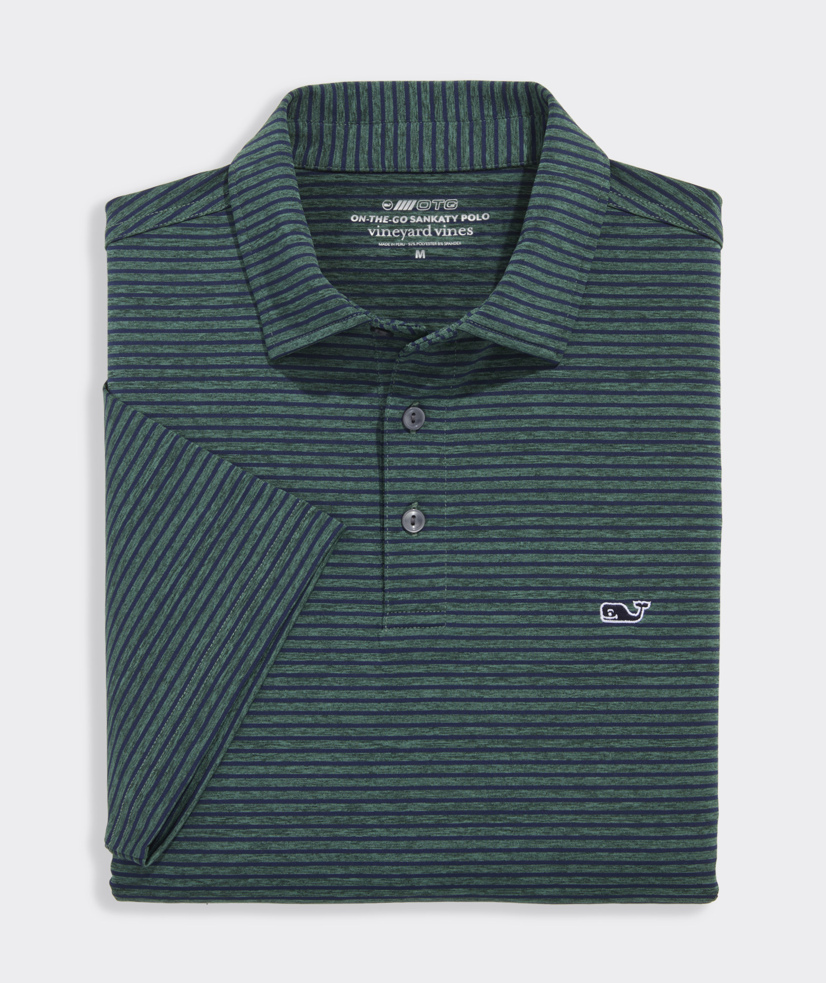 Shop Performance Bradley Stripe Sankaty Polo at vineyard vines