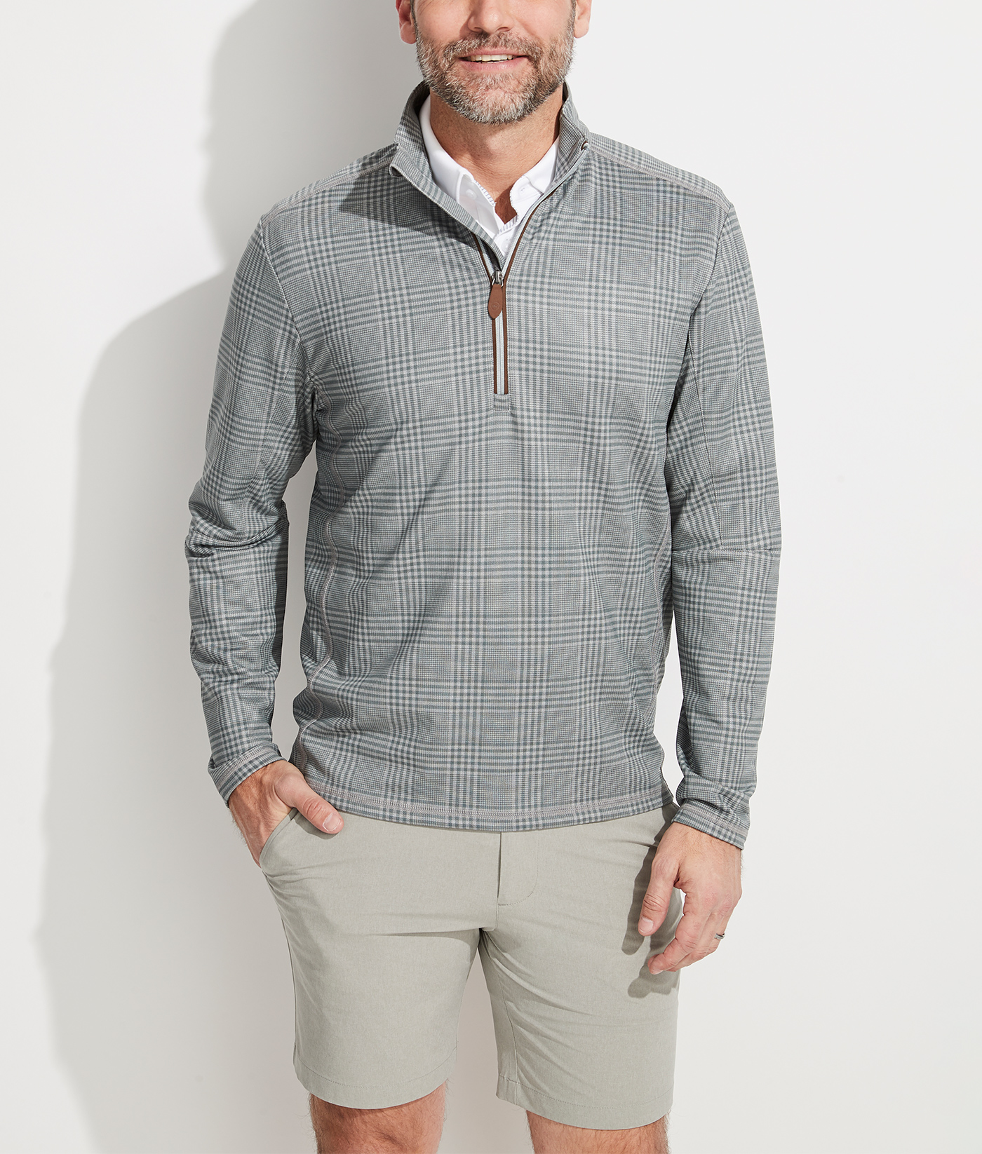Shop Printed Glen Plaid Pescadero 1/2 