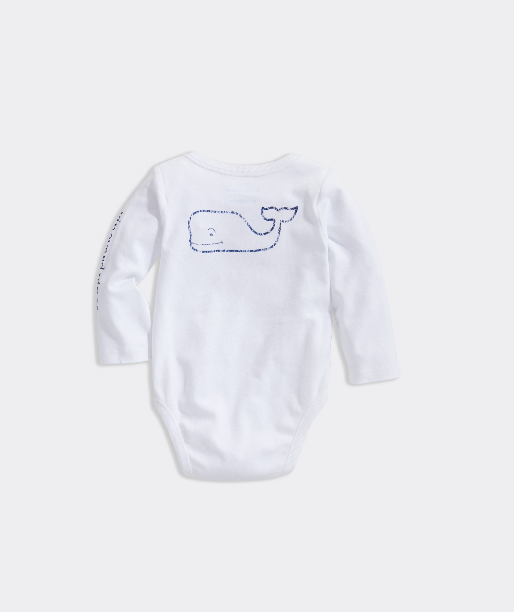Baby Long-Sleeve Vintage Whale Suit at vines