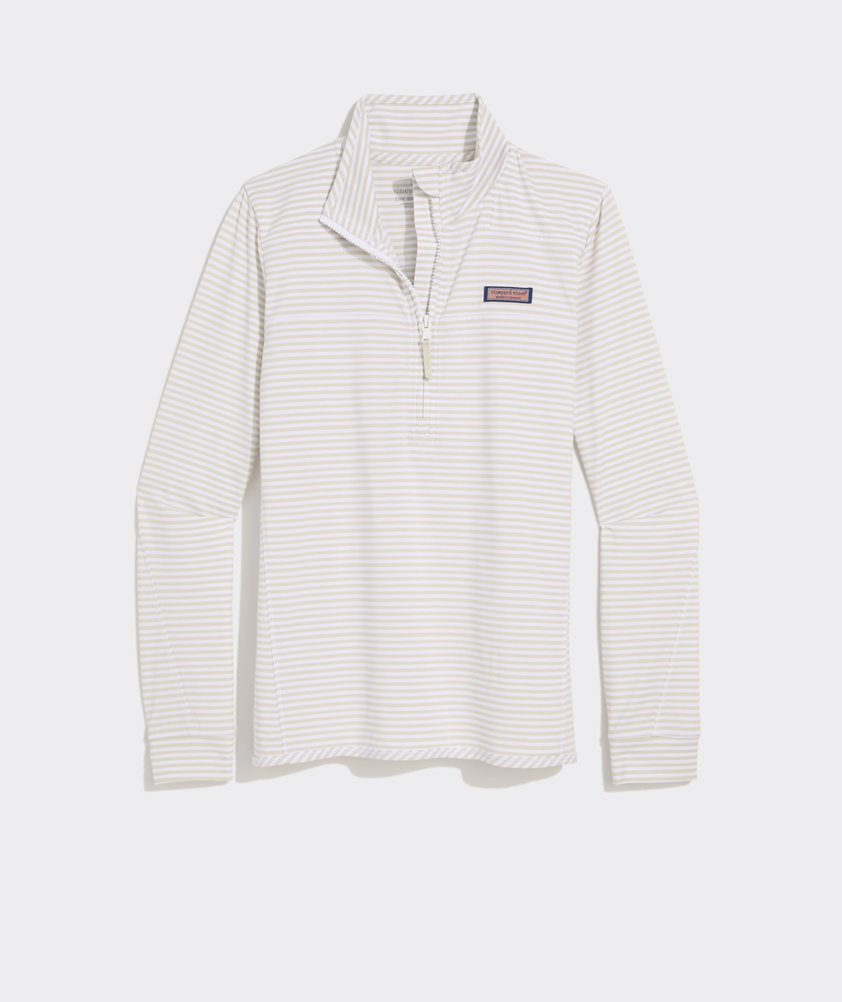 Vineyard Vines Women's Sankaty Shep Shirt - Striped Performance Sweatshirt