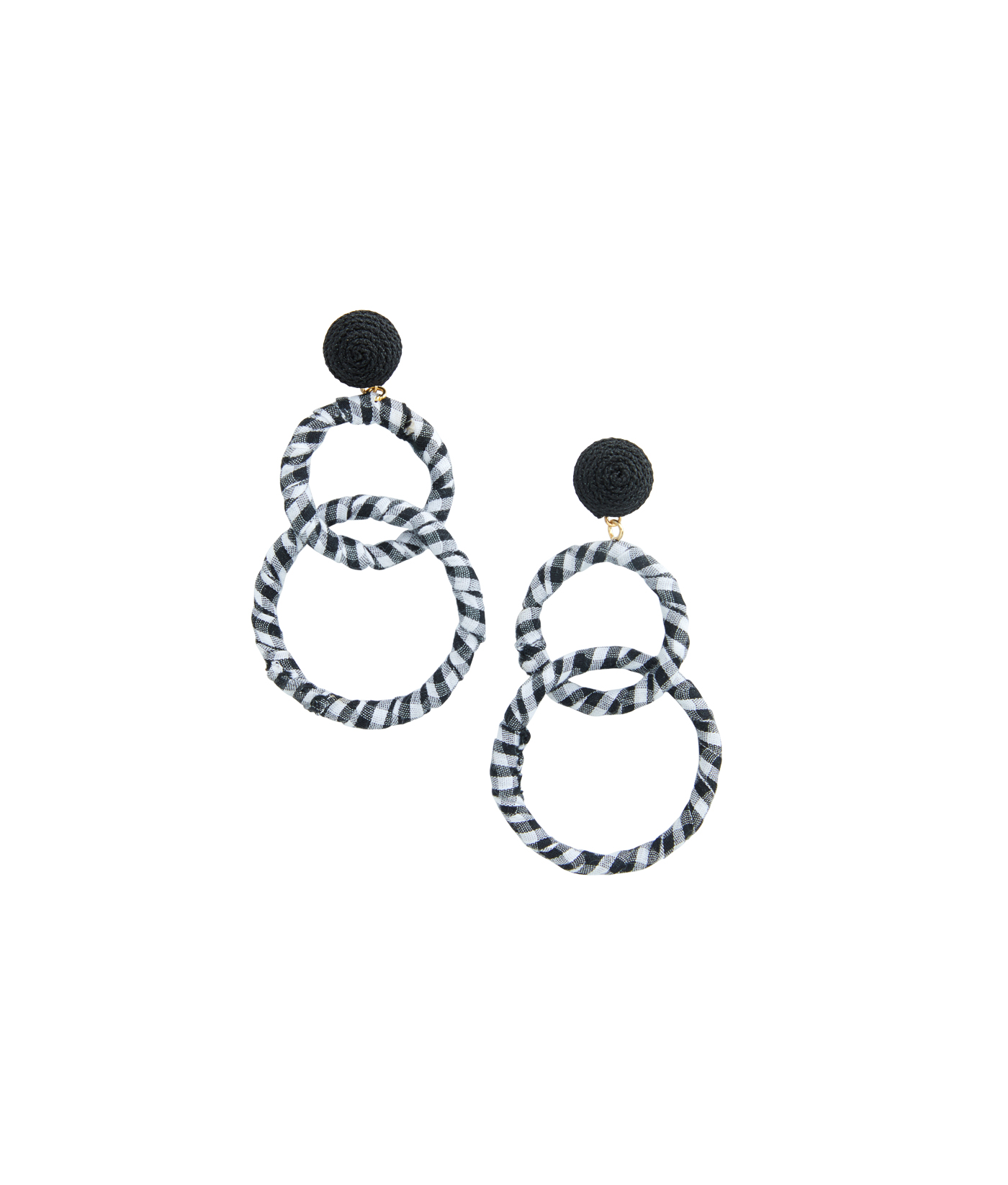 Shop Gingham Hoop Earrings at vineyard vines