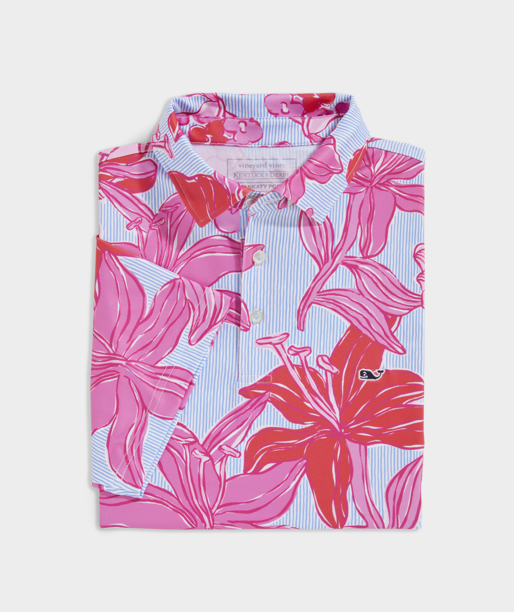 Shop Kentucky Derby Printed Sankaty Polo at vineyard vines