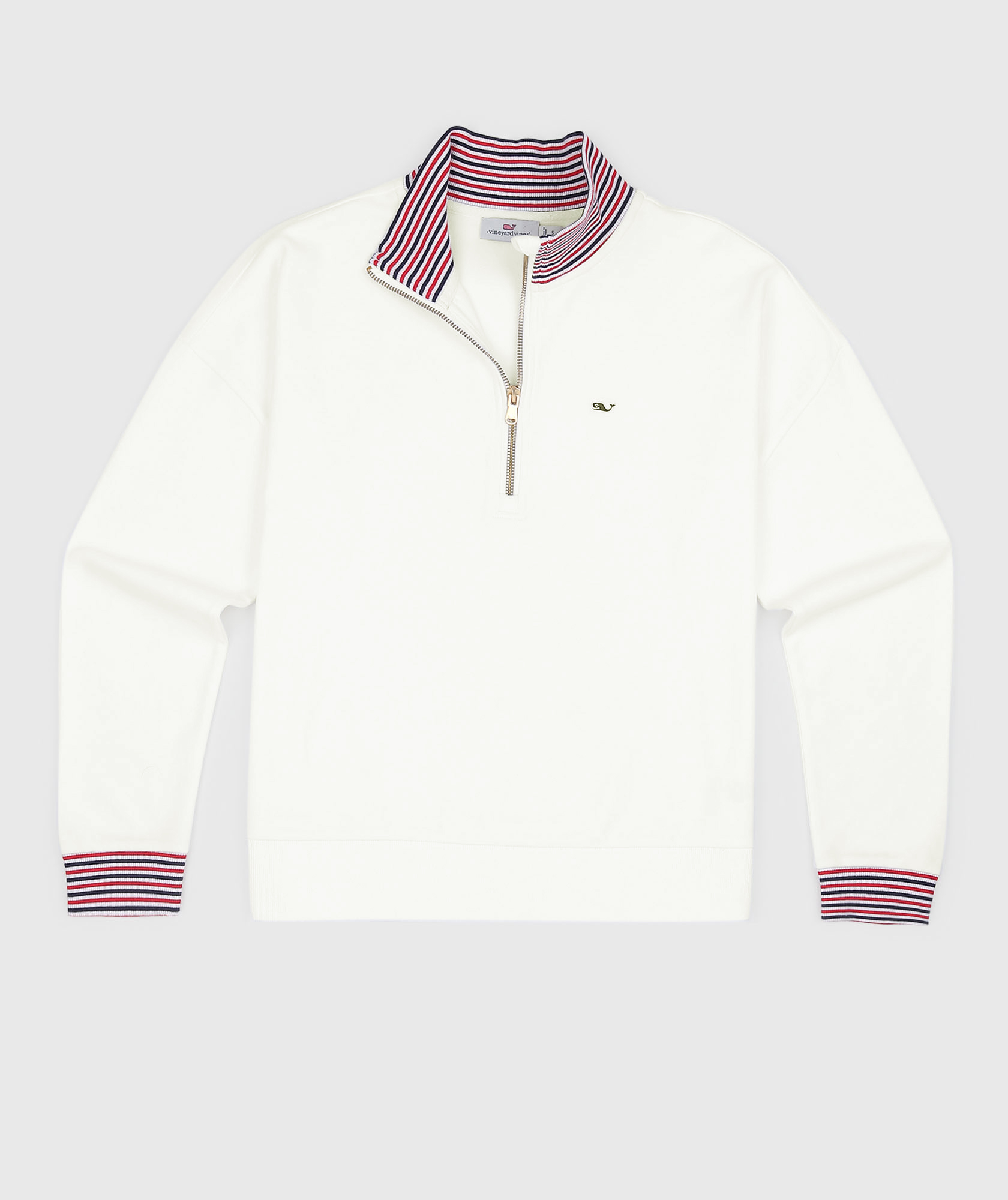 ベリンディ Shop OUTLET Tipped Relaxed Heritage Half-Zip at vineyard vines
