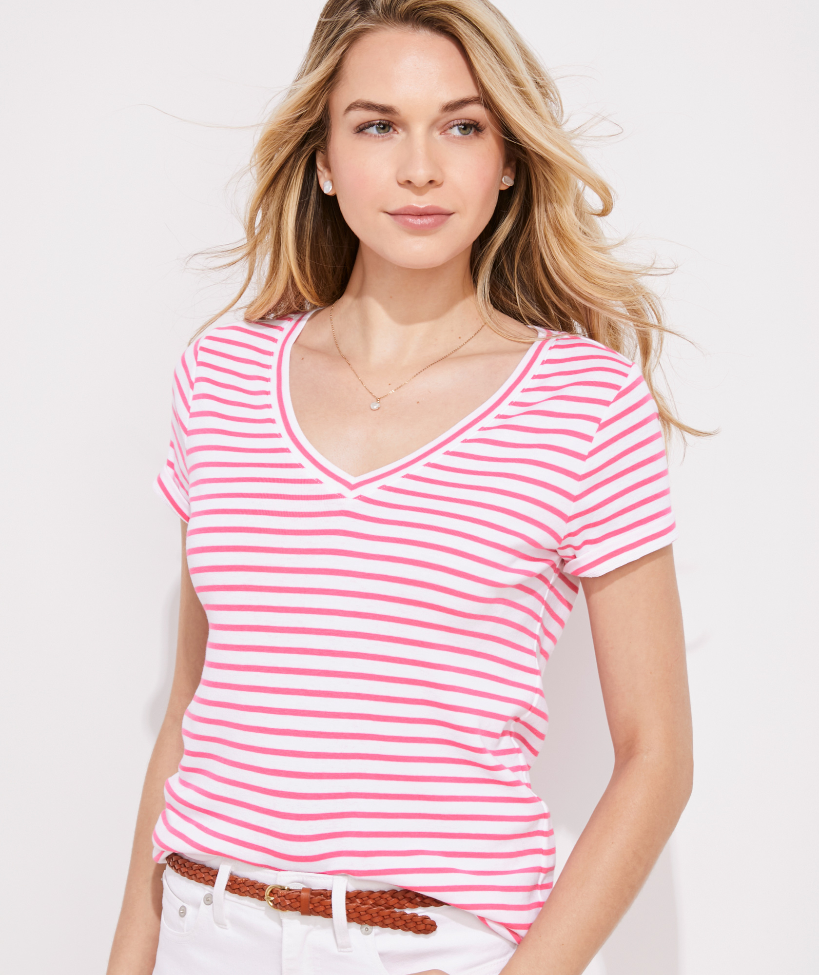 V-Neck Short-Sleeve Tee at vineyard vines