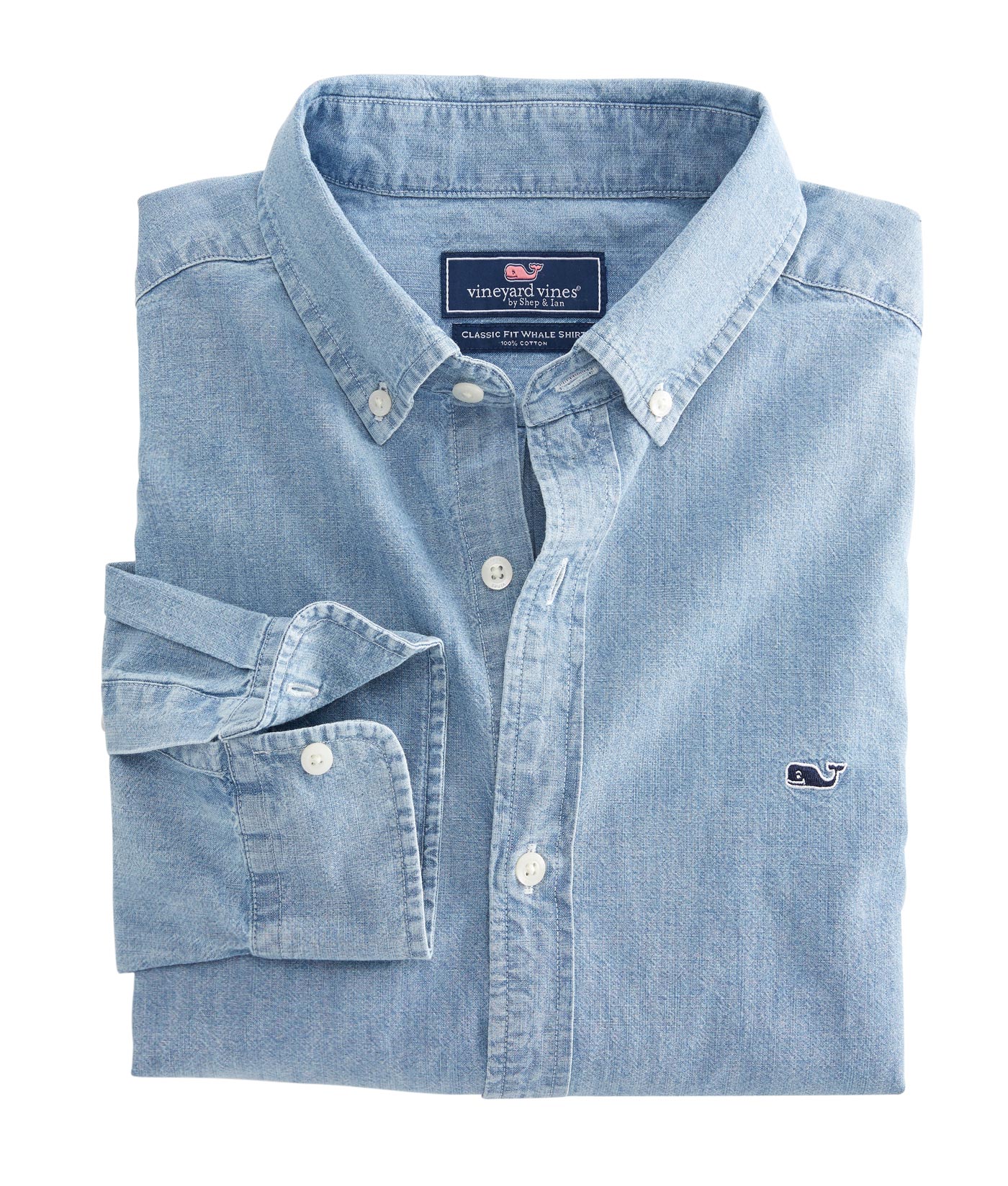 Shop St. Lawrence Solid Classic Whale Shirt at vineyard vines