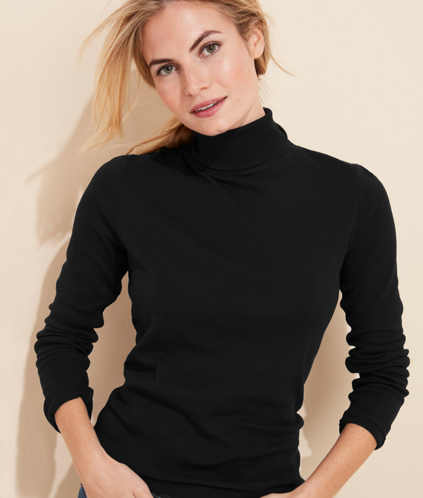 Solid Turtleneck at vineyard vines