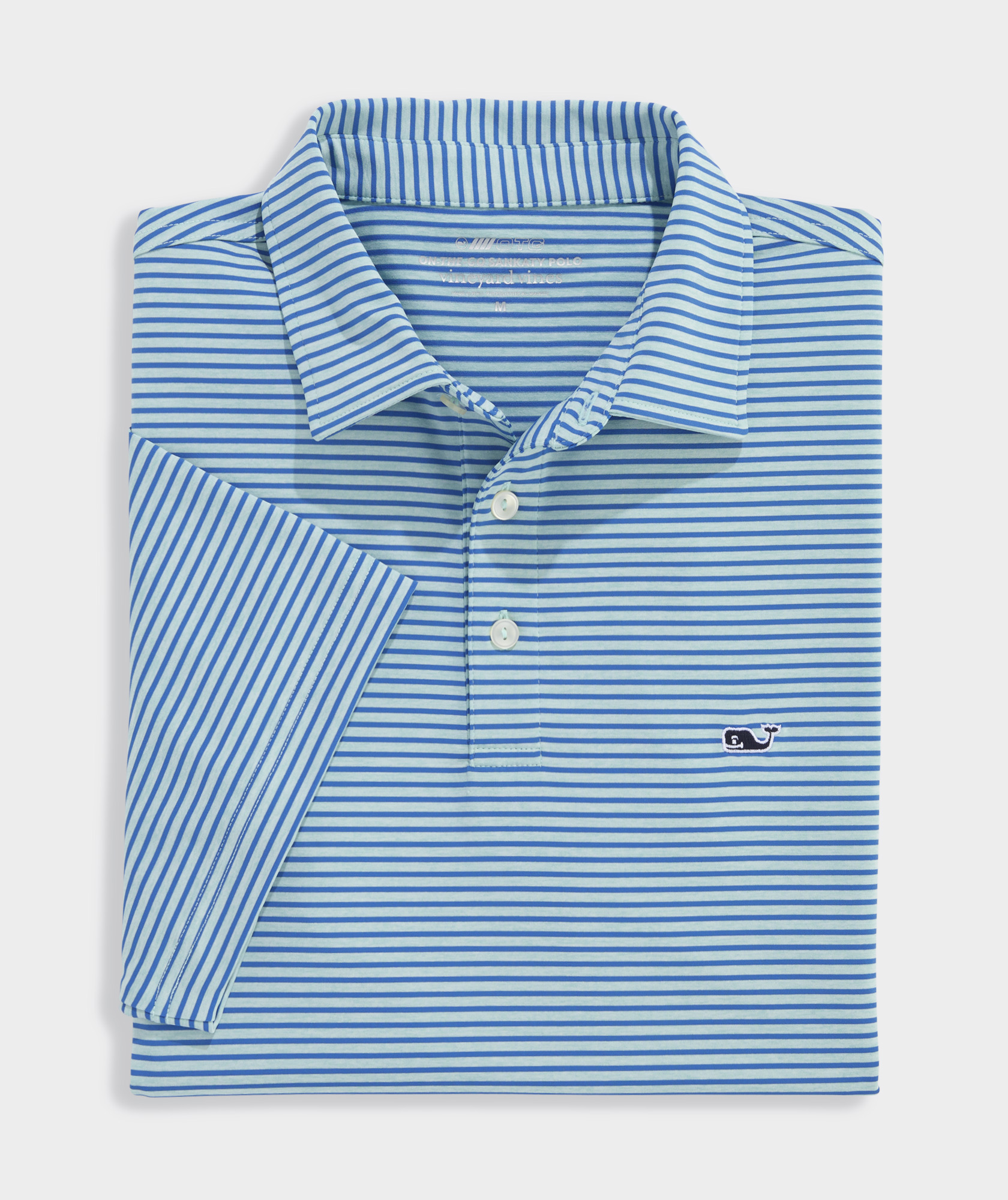 Shop Performance Bradley Stripe Sankaty Polo at vineyard vines