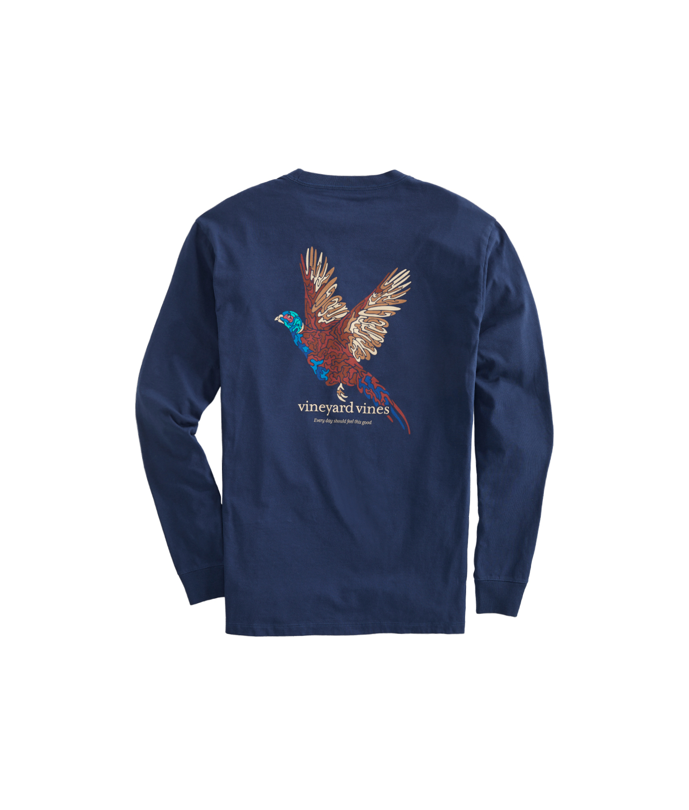 Big Tall Camo Pheasant Long Sleeve Pocket Tee