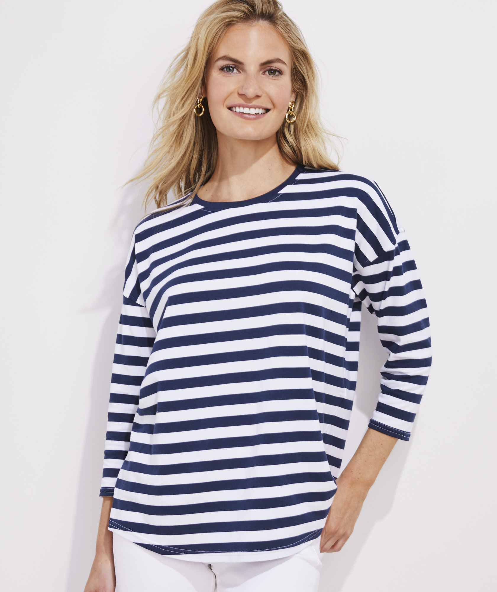 Shop Striped Deluxe Tee at vineyard vines