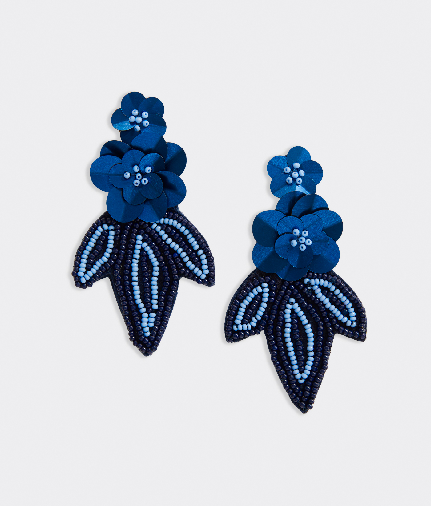 Shop Hibiscus Floral Statement Earrings at vineyard vines