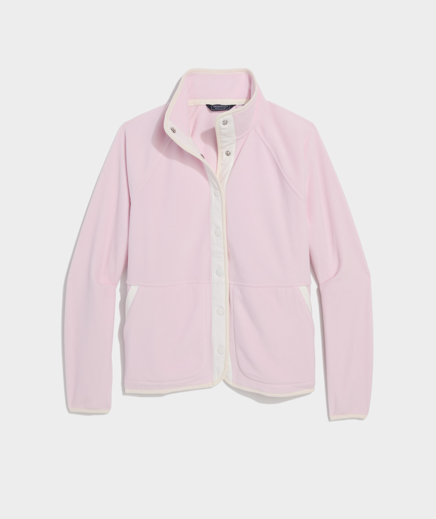 (取寄) ヴィンヤードヴァインズ レディース フリース ジャケット Vineyard Vines women Fleece Jacket Pink Drink Shop Harbor Fleece Jacket at vineyard vines