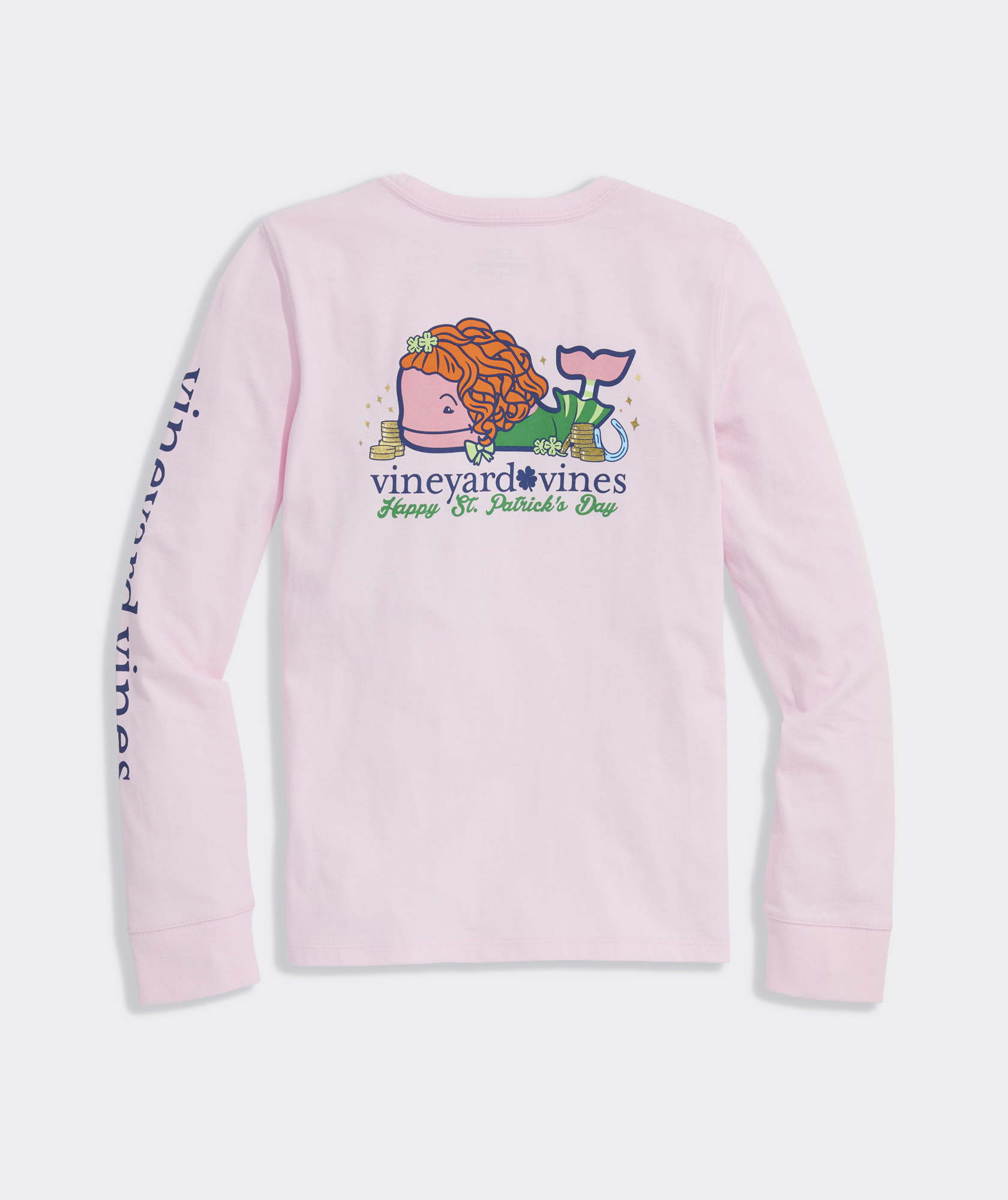 Shop Girls Irish Dancing Whale Long-Sleeve Pocket Tee at vineyard