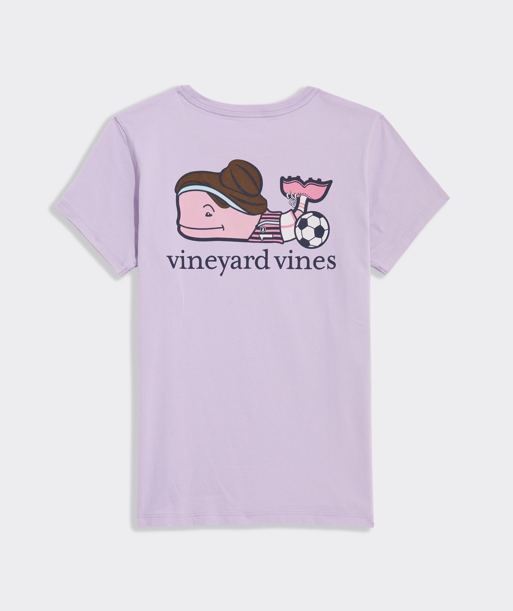 Shop Girls' Soccer Player Whale Short-Sleeve Pocket Tee at