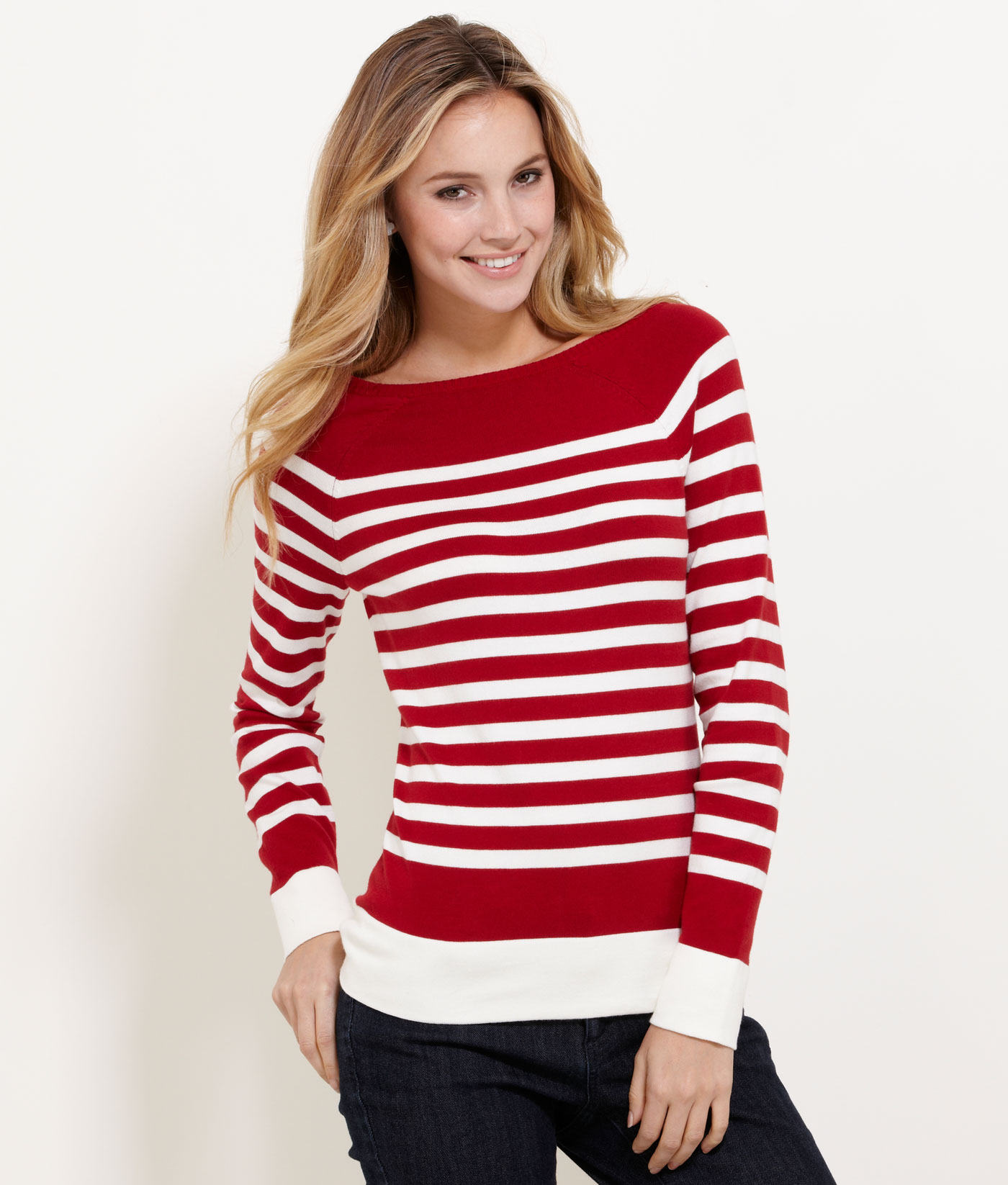 Women's Sweaters: Maritime Striped Boatneck Pullover Sweater – Vineyard ...